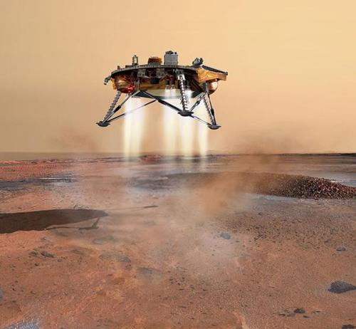 美国航天局:洞察号无人探测器在火星成功着陆