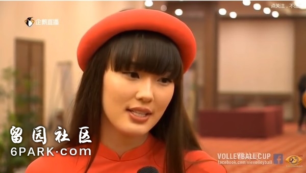莎宾娜接受采访。